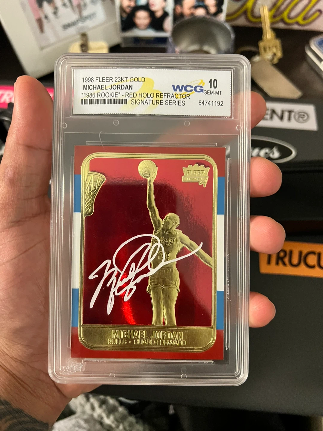 1998 Fleer 23kt Gold Michael Jordan