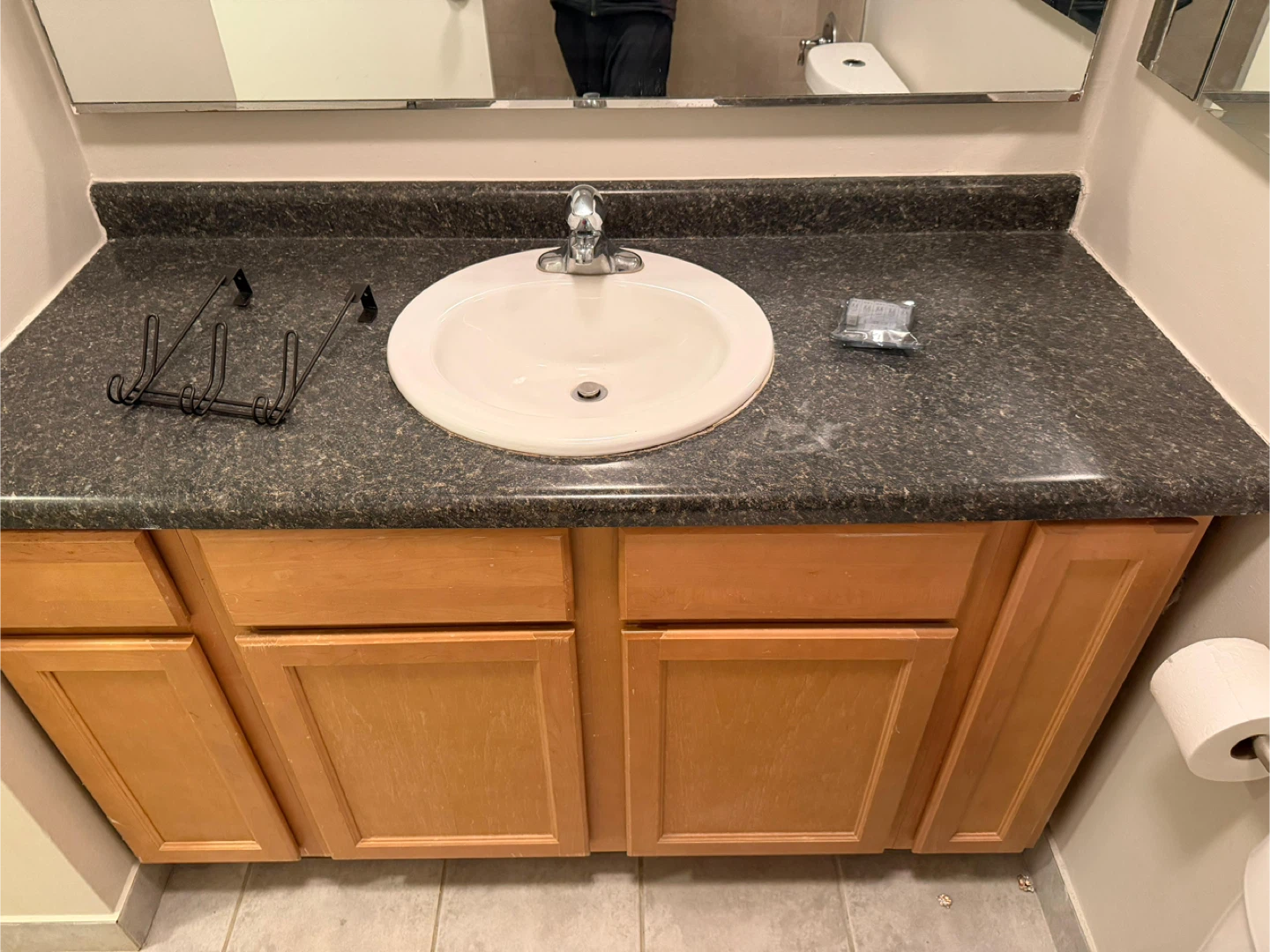Bathroom Vanity with Sink and Faucet