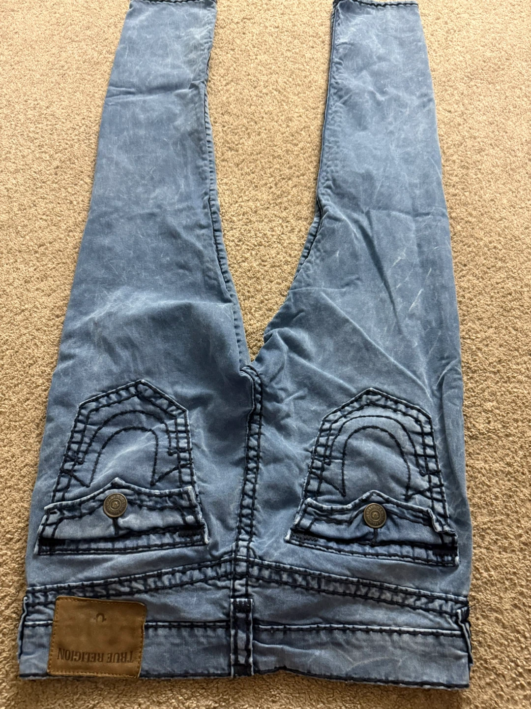 True Religion Blue Wash Jeans - photo 2