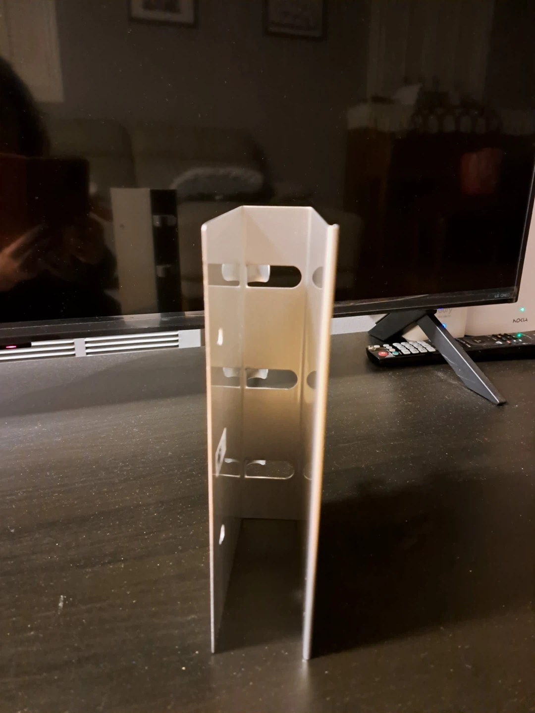 Silver Metal Mail Holder with 3 Hooks - photo 5