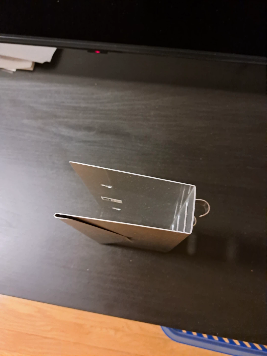 Silver Metal Mail Holder with 3 Hooks - photo 4