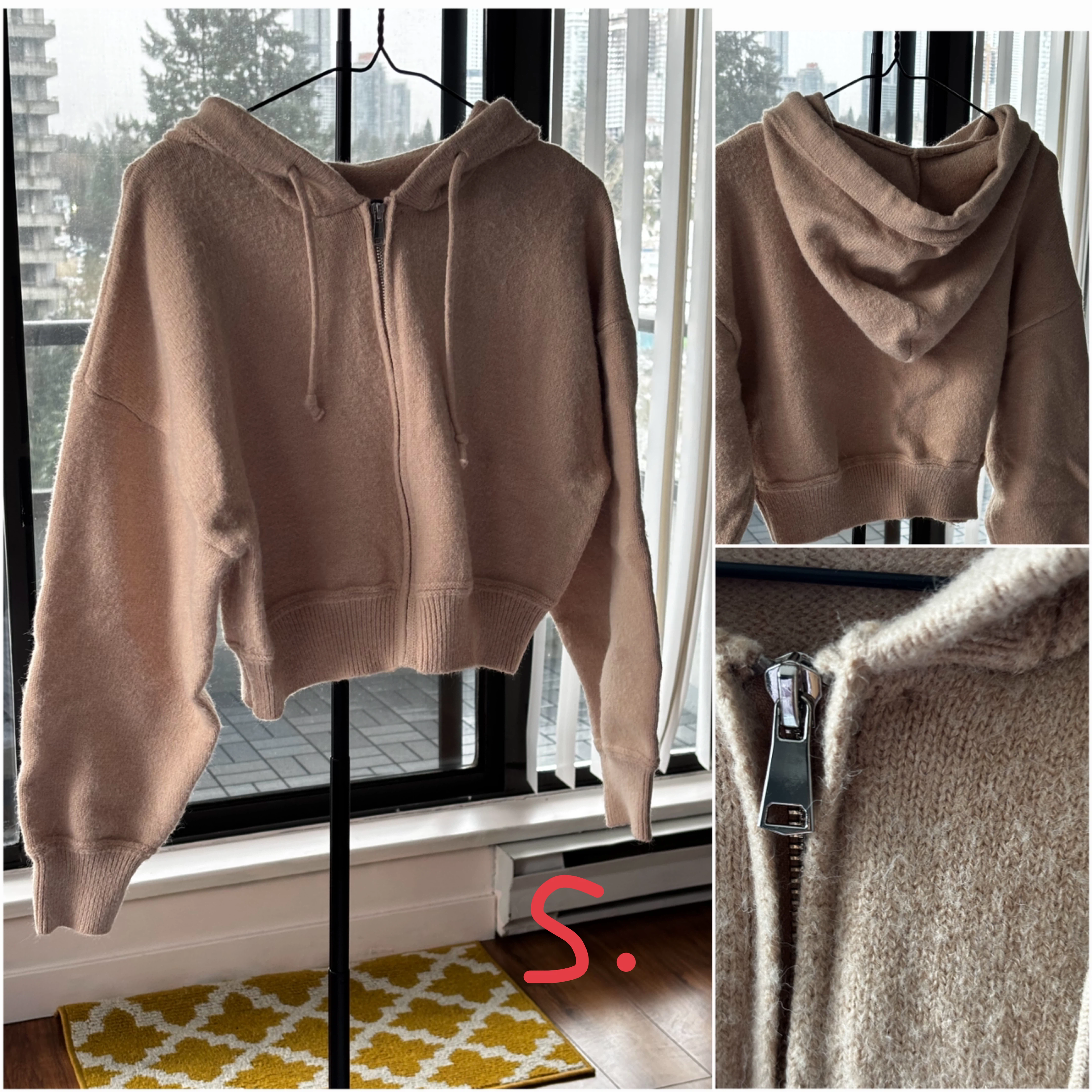 Cropped Zip-Up Hoodie - photo 3