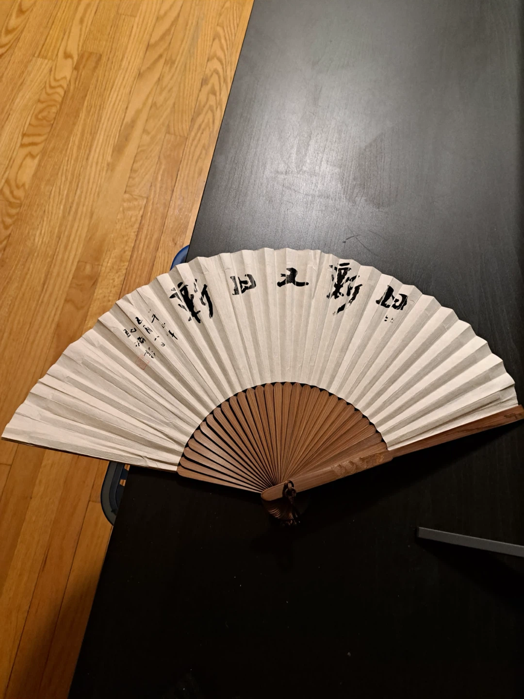 Folding Hand Fan with Tassel - photo 2