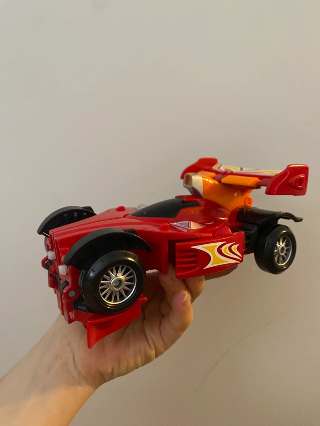 Red Transforming Robot Car Toy - photo 3