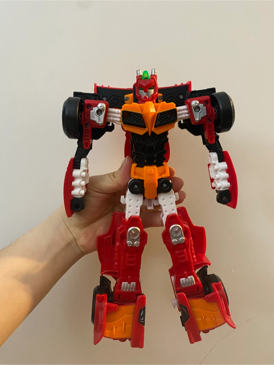 Red Transforming Robot Car Toy - photo 4