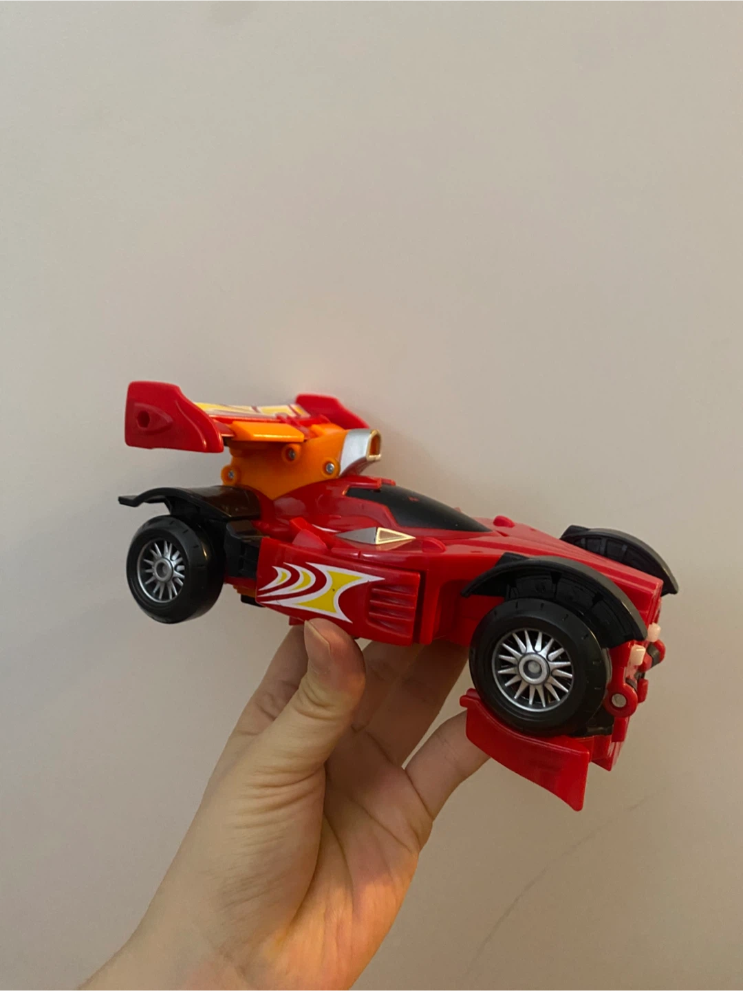 Red Transforming Robot Car Toy - photo 2