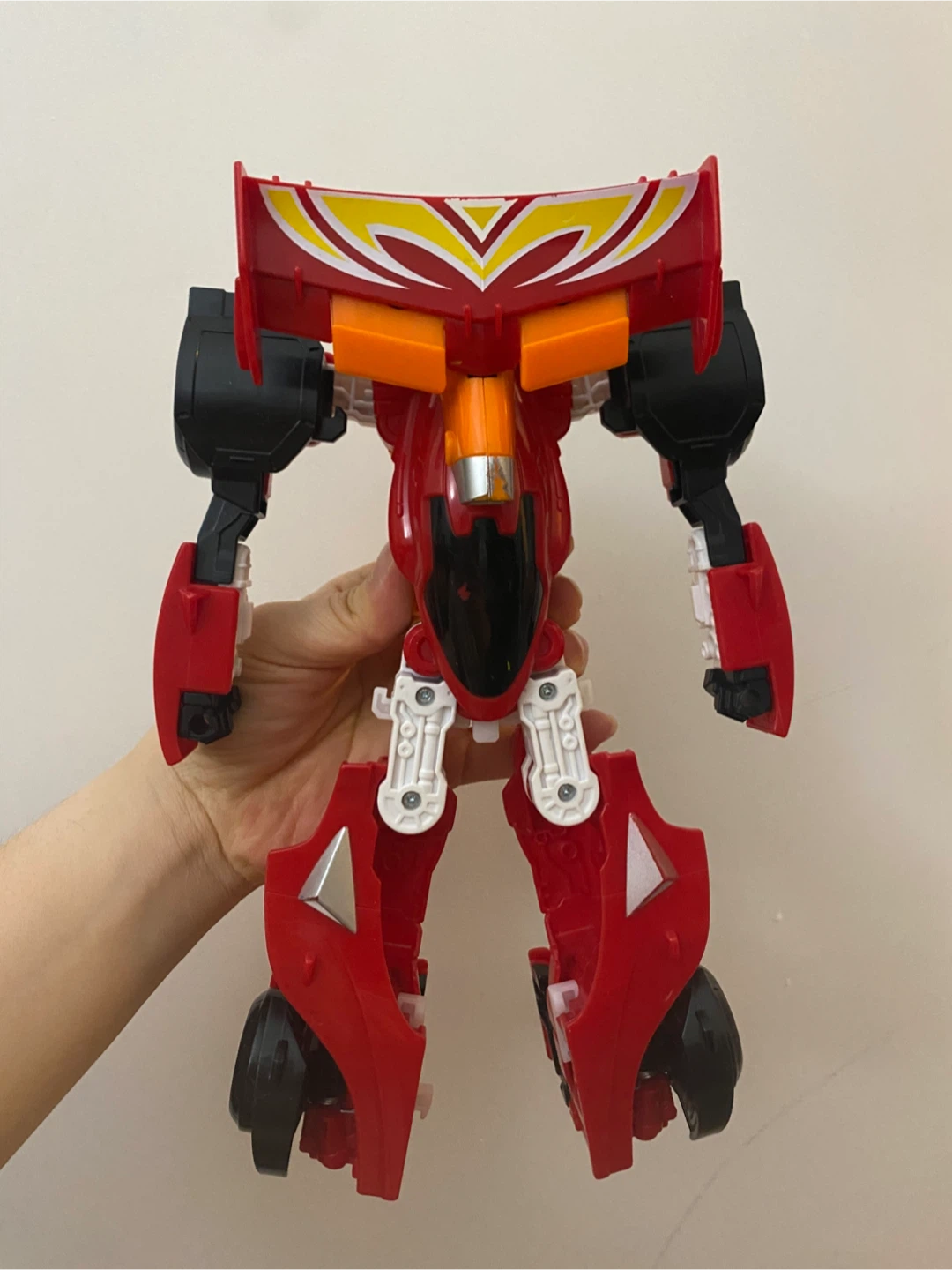 Red Transforming Robot Car Toy - photo 5