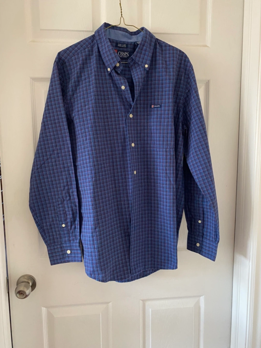 Men’s Chaps Plaid Button-Up Shirt