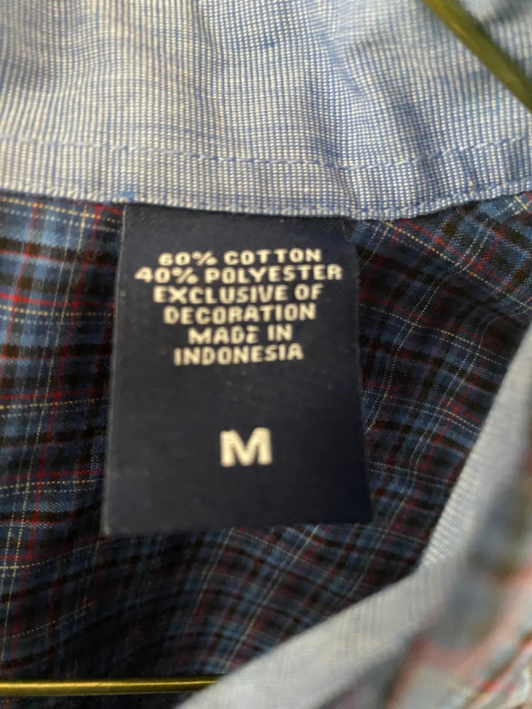 Men’s Chaps Plaid Button-Up Shirt - photo 3