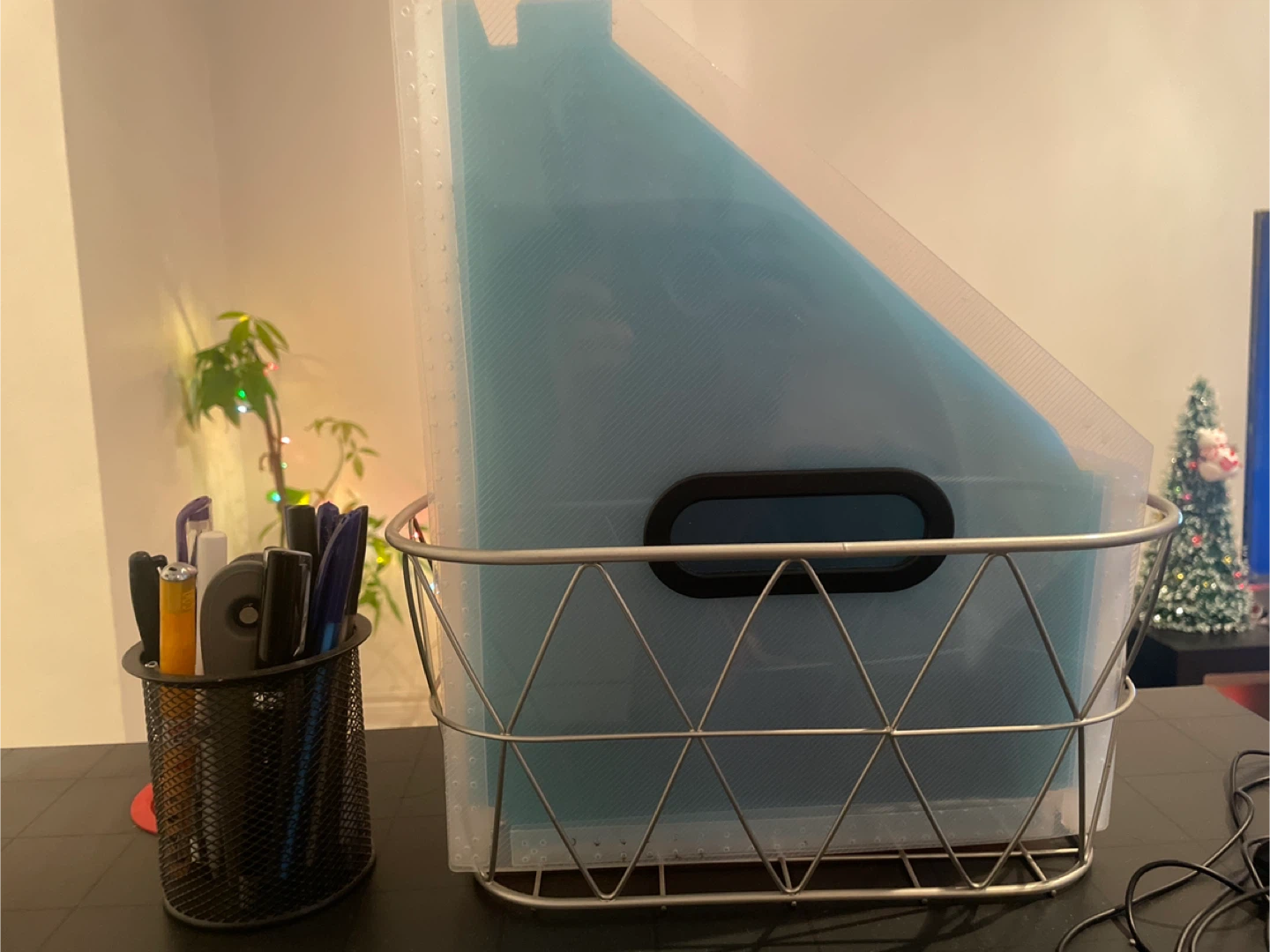LAST MOVEOUT WEEK: Metal Desk Organizer + Pen Holder