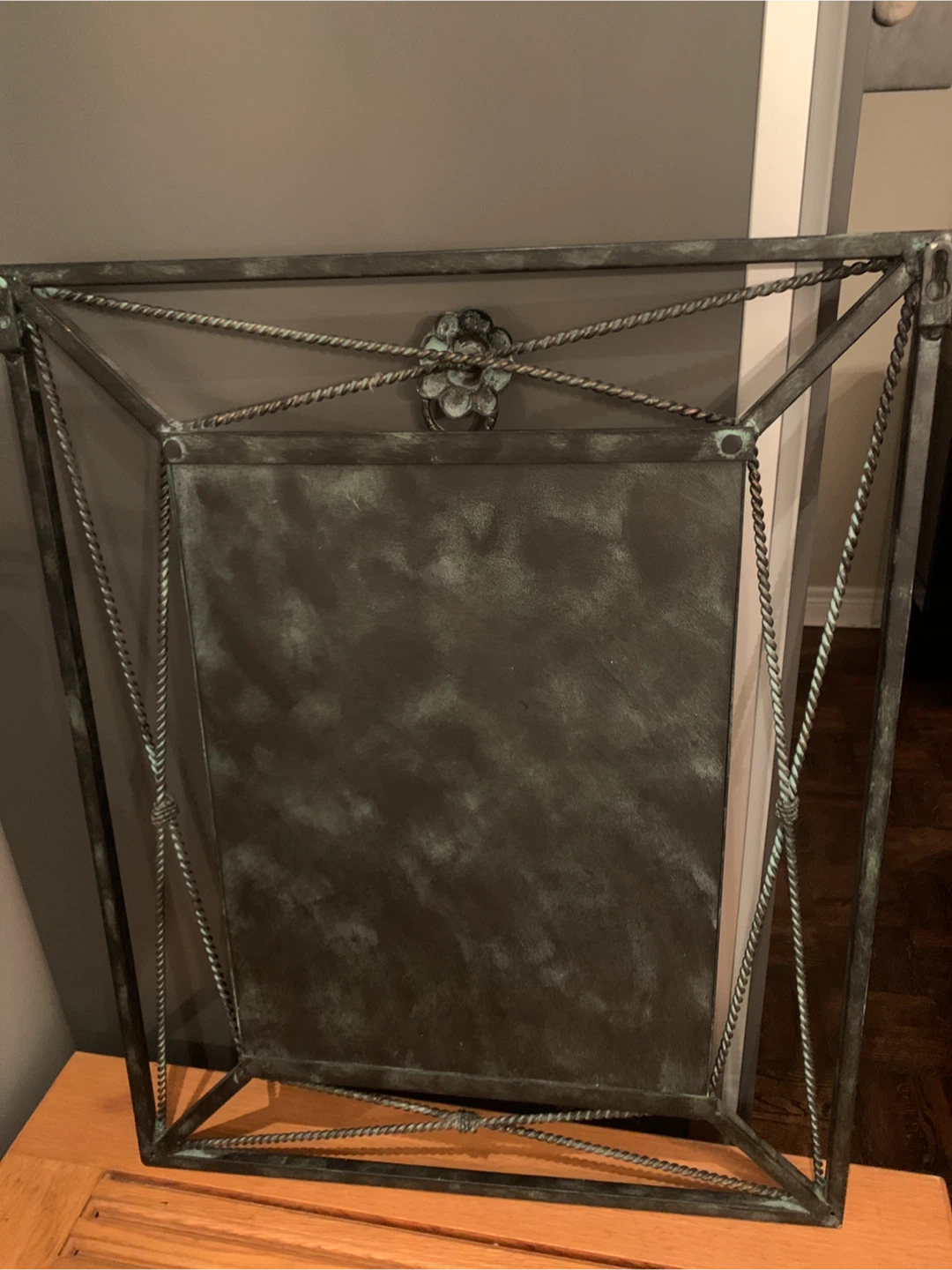 Decorative Wall Mirror with Lion Head Knocker - photo 2