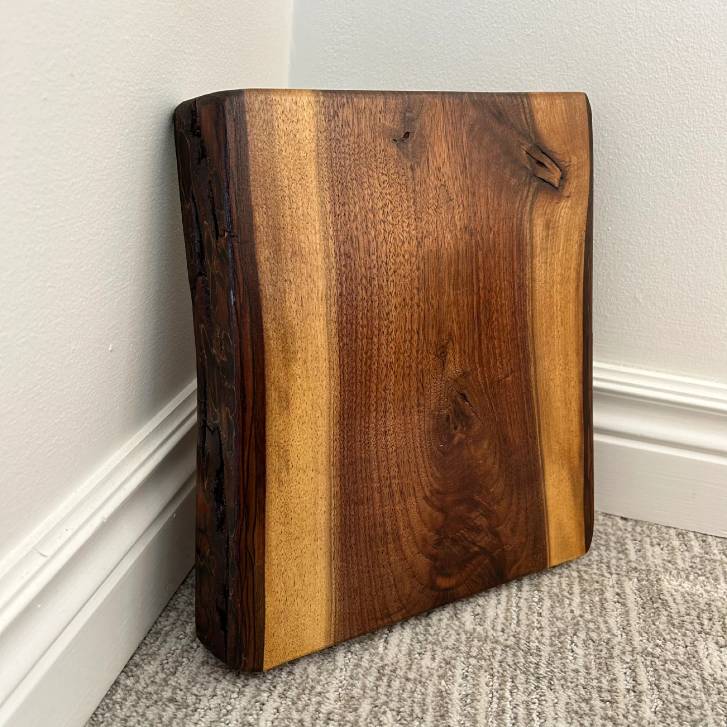 Live Edge Walnut Cutting Board