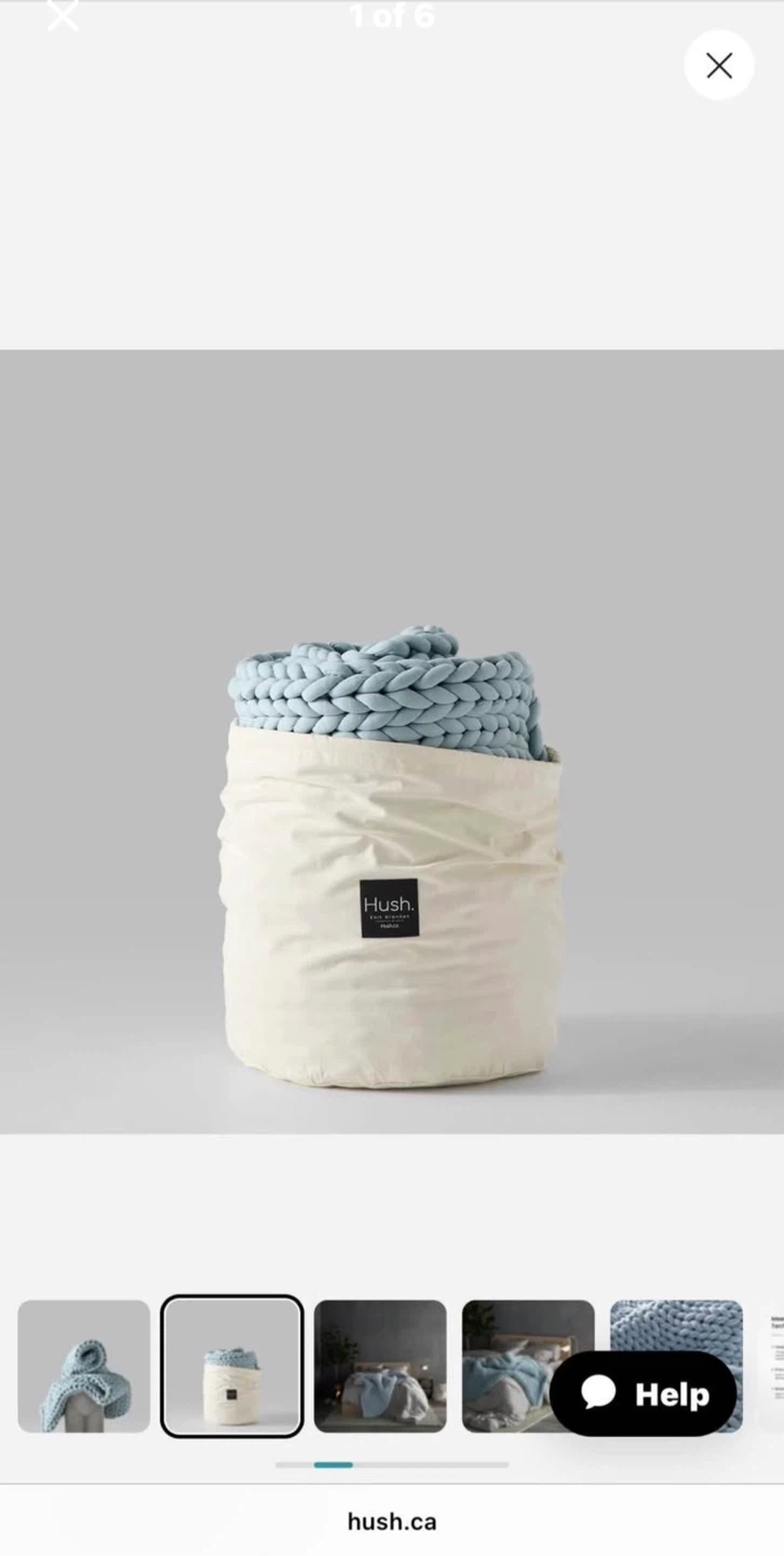 Hush Knit Weighted Blanket