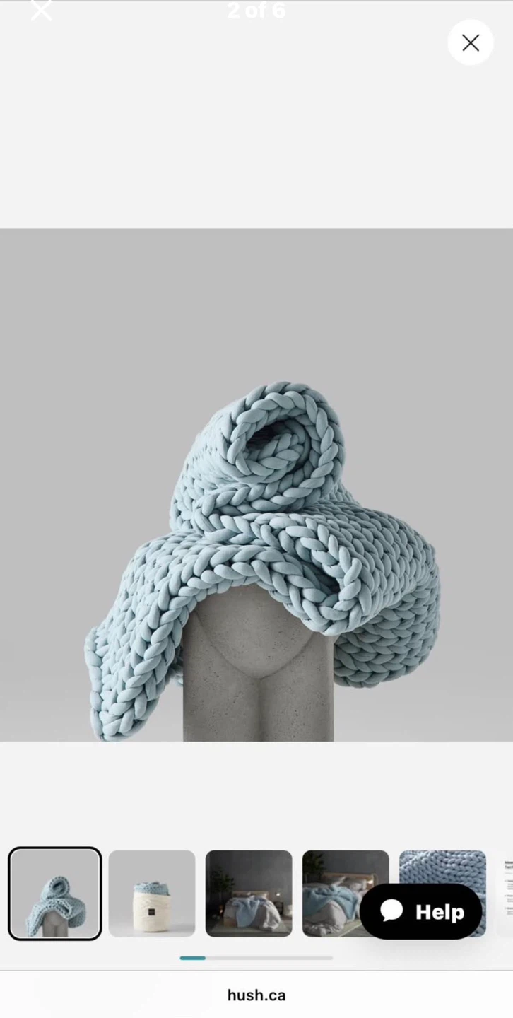 Hush Knit Weighted Blanket - photo 2