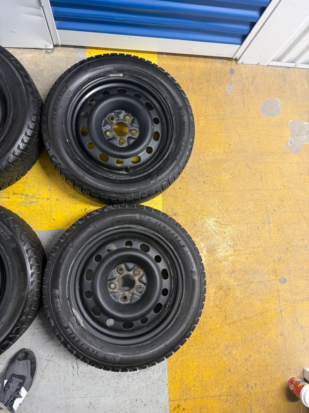215/55/16 Michelin Winter Tires on Rims –  – 5x114.3 - photo 3