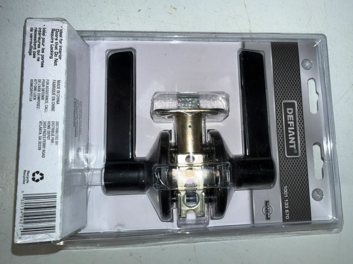 Defiant Freedom Collection Hall & Closet Lever Door Lock - photo 2