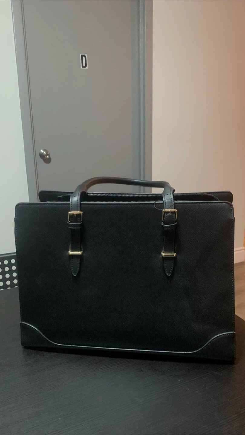 Black Bag for study or work big enough for laptop