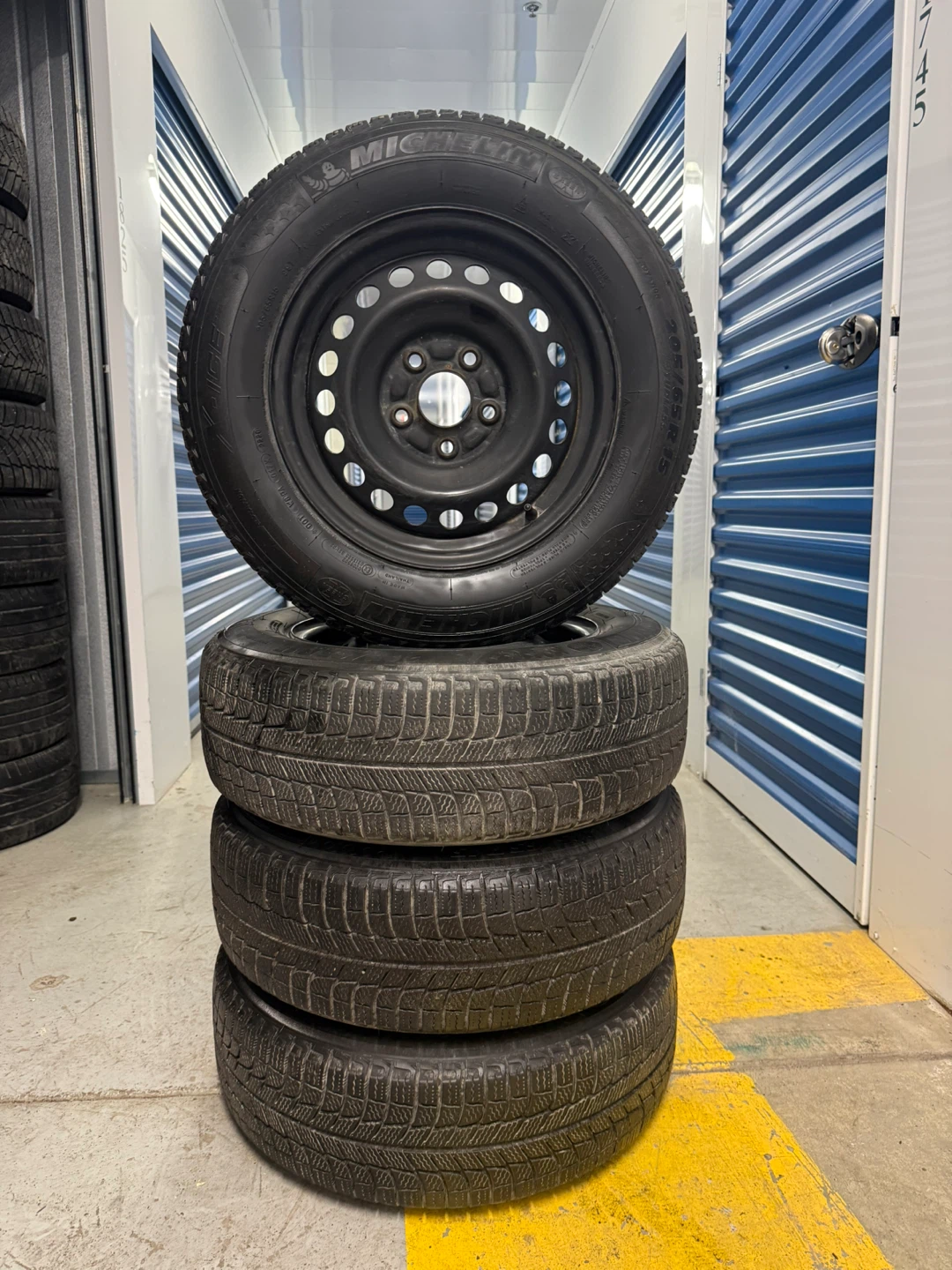205/65/15 Michelin Winter Tires on Rims – 5x114.3 - photo 5