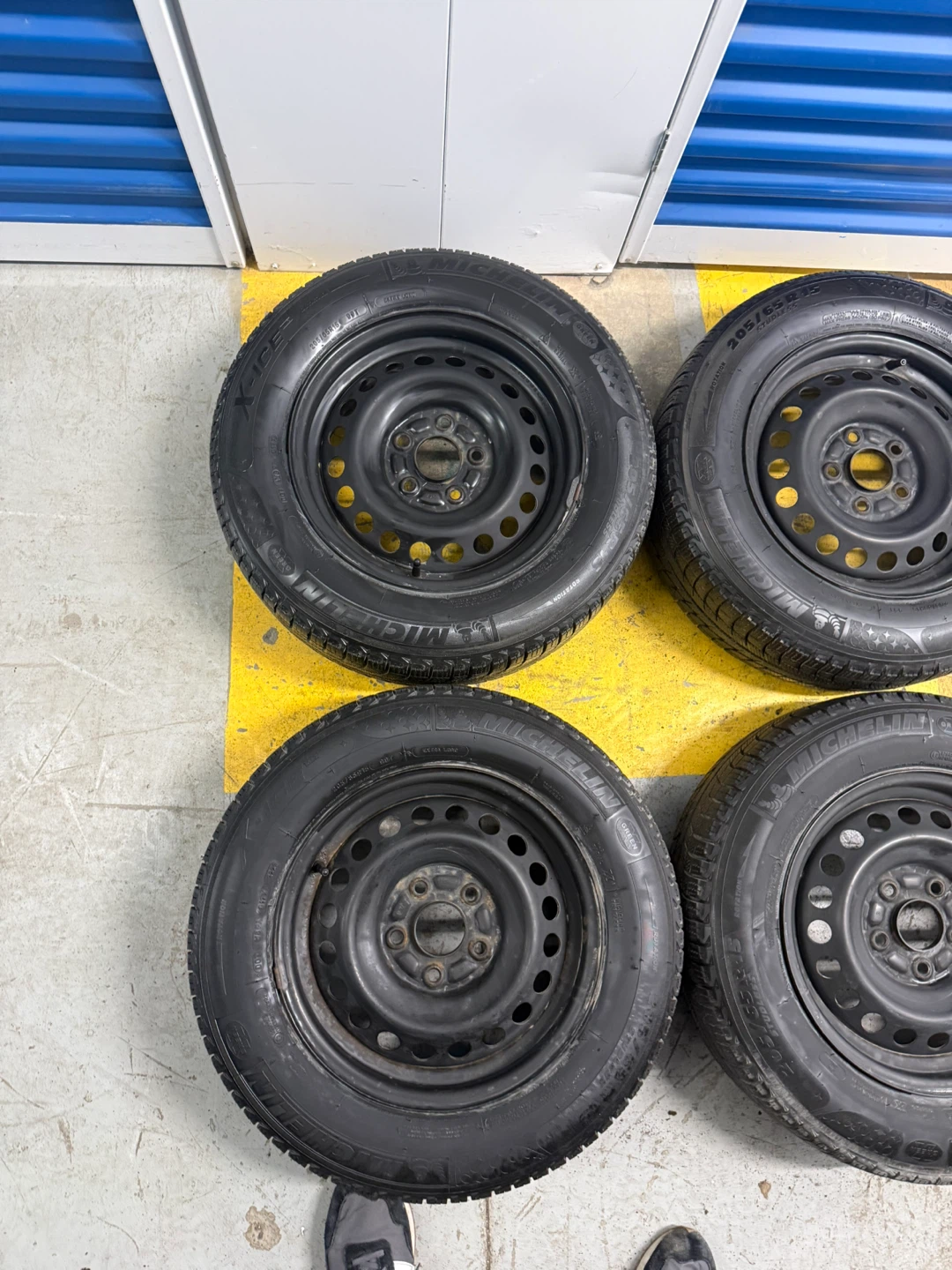 205/65/15 Michelin Winter Tires on Rims – 5x114.3 - photo 2