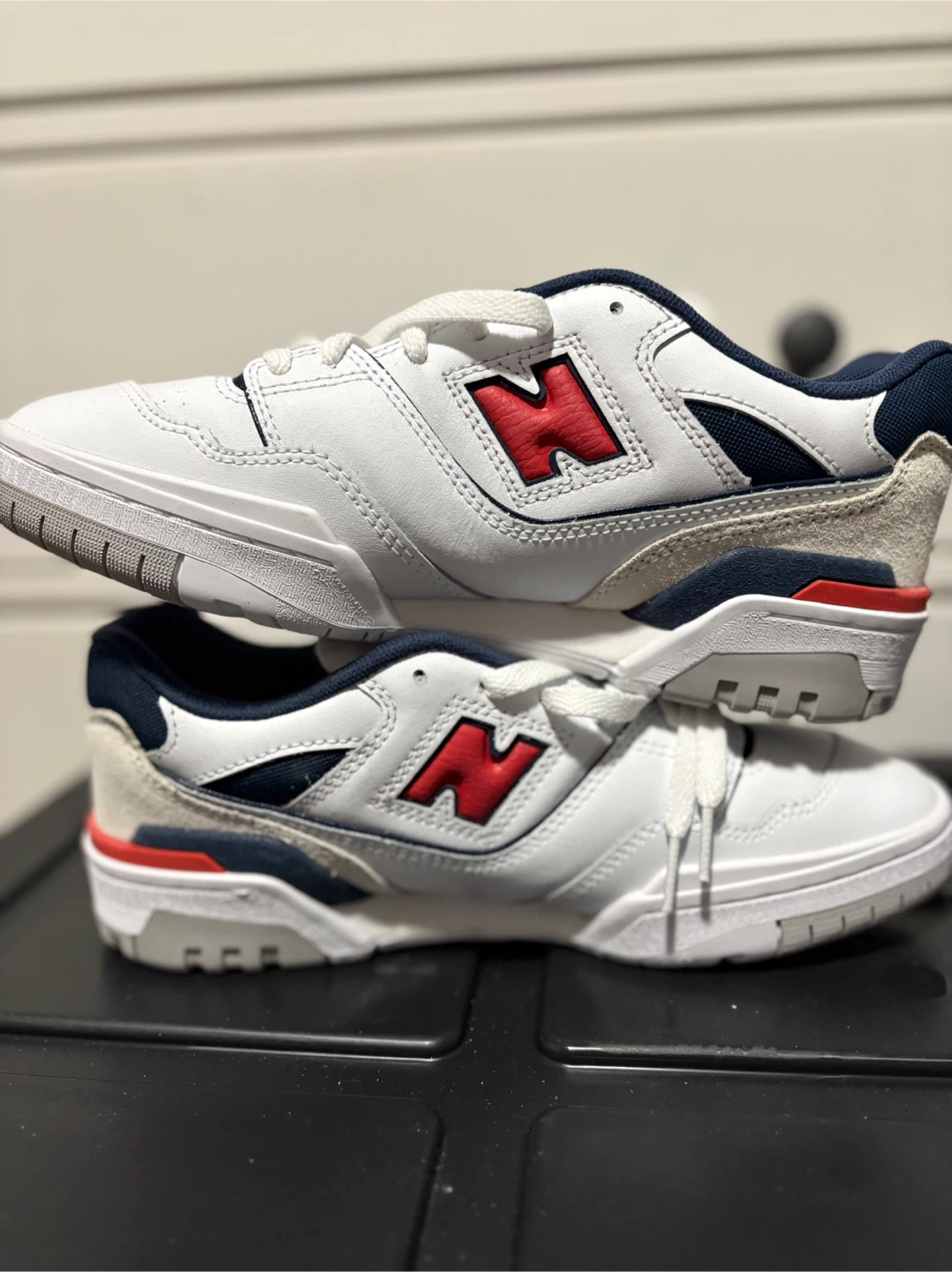 New Balance 550 "White Navy Red" Sneakers - photo 3