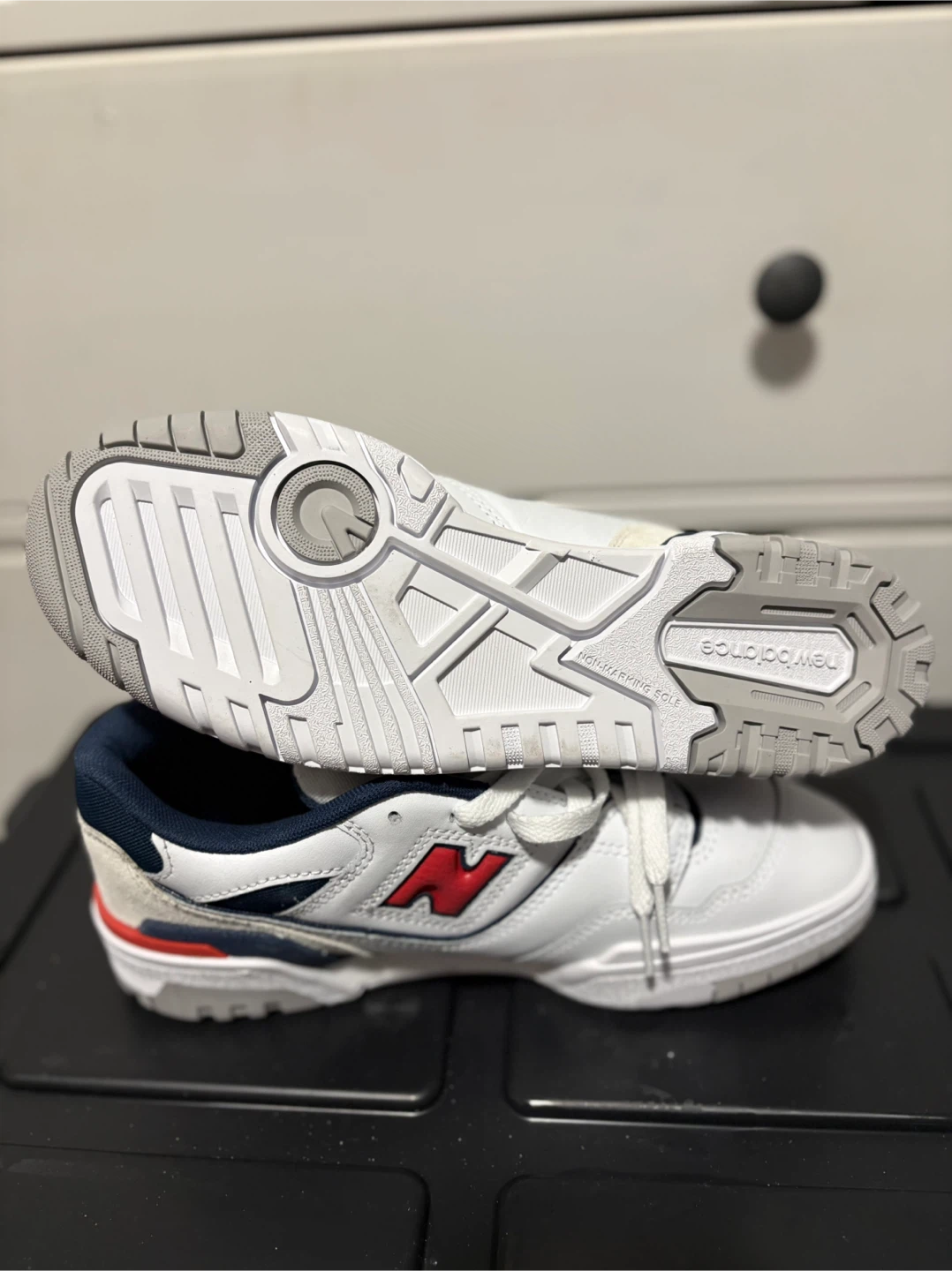 New Balance 550 "White Navy Red" Sneakers - photo 4