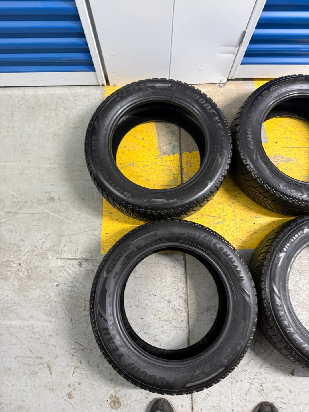 215/55/16 Goodyear Winter Tires – 8/32 Tread –DOT 2022 - photo 2