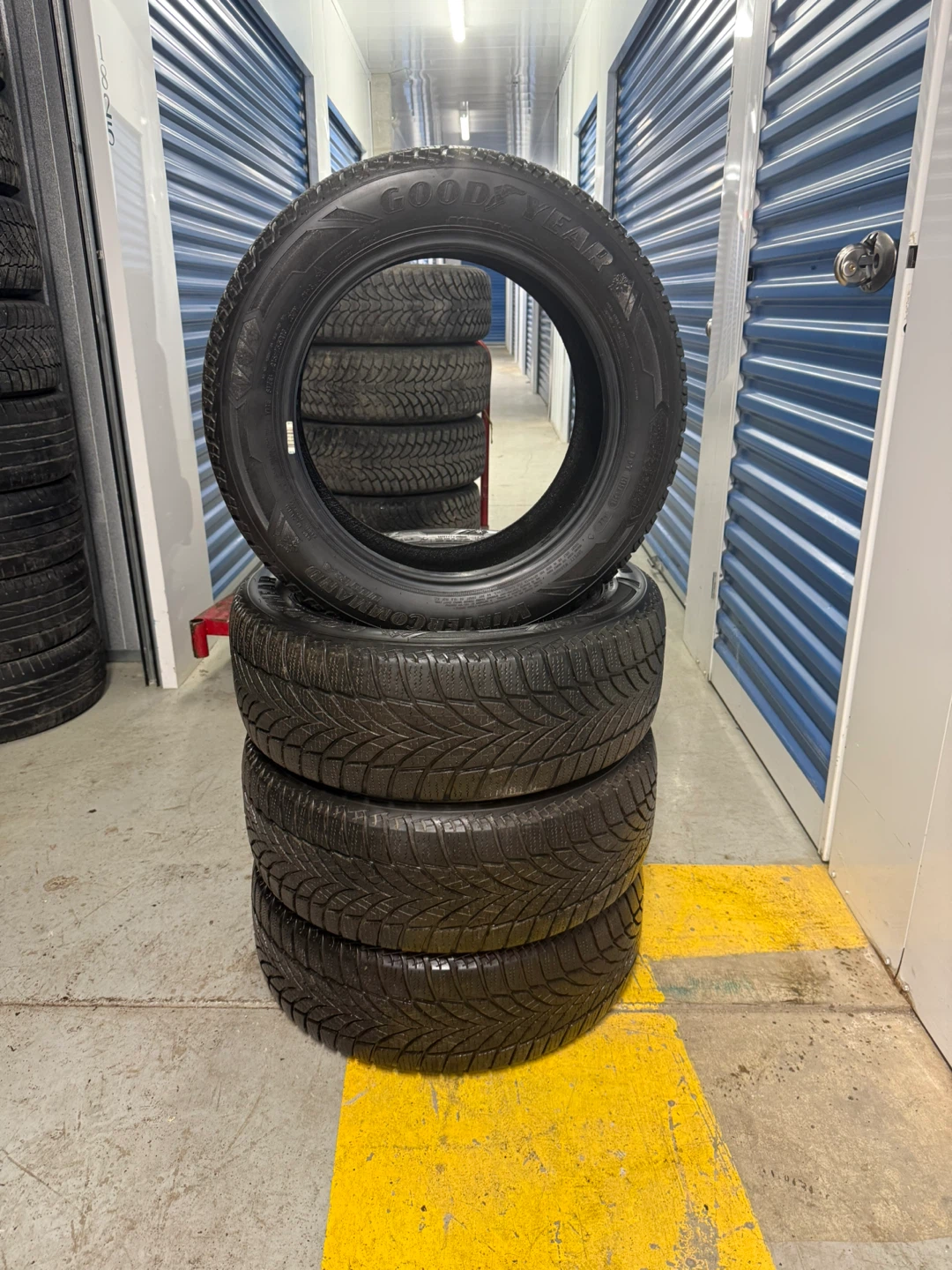 215/55/16 Goodyear Winter Tires – 8/32 Tread –DOT 2022 - photo 4