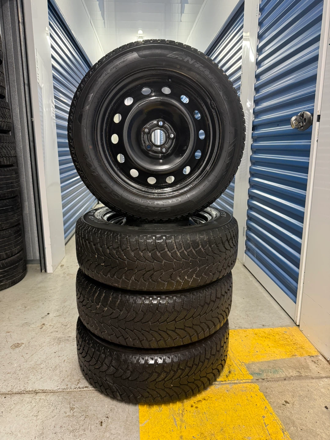 215/60/17 Winter Tires on Rims – 8/32 Tread – 5x105 - photo 4