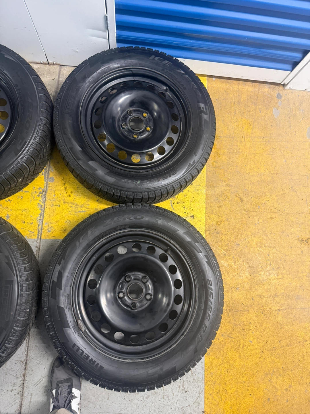 215/65/17 Pirelli Winter Tires on Rims – 9/32 Tread – 5x112 - photo 3