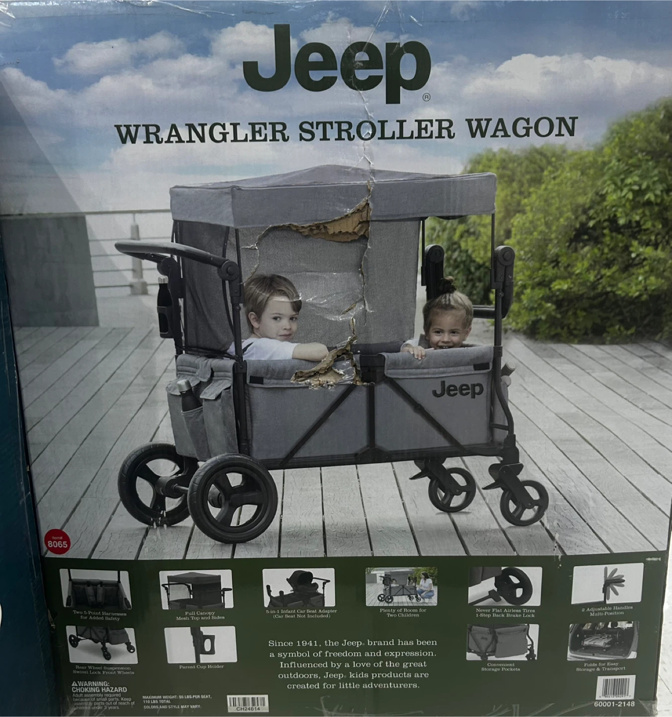 New in Box never open Jeep Wrangler Stroller Wagon