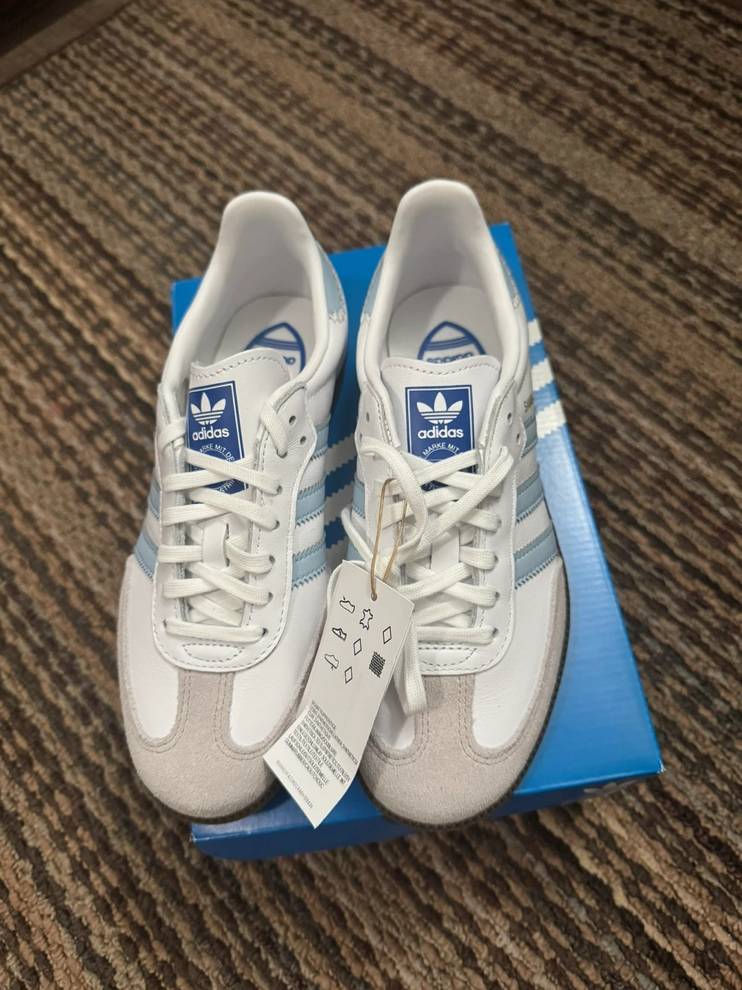 Adidas Samba OG Sneakers White/Light Blue