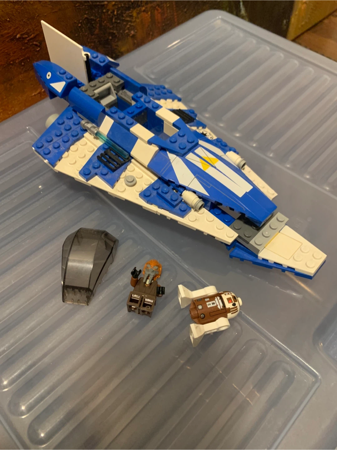 LEGO Star Wars Plo Koon's Jedi Starfighter 8093 Built Set - photo 3