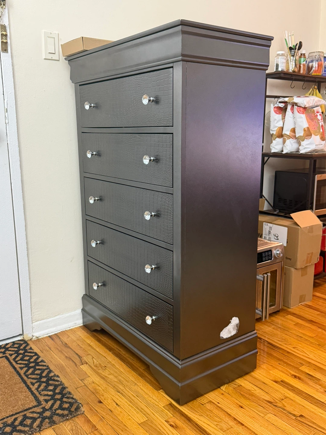 Black Wood Dresser - photo 5