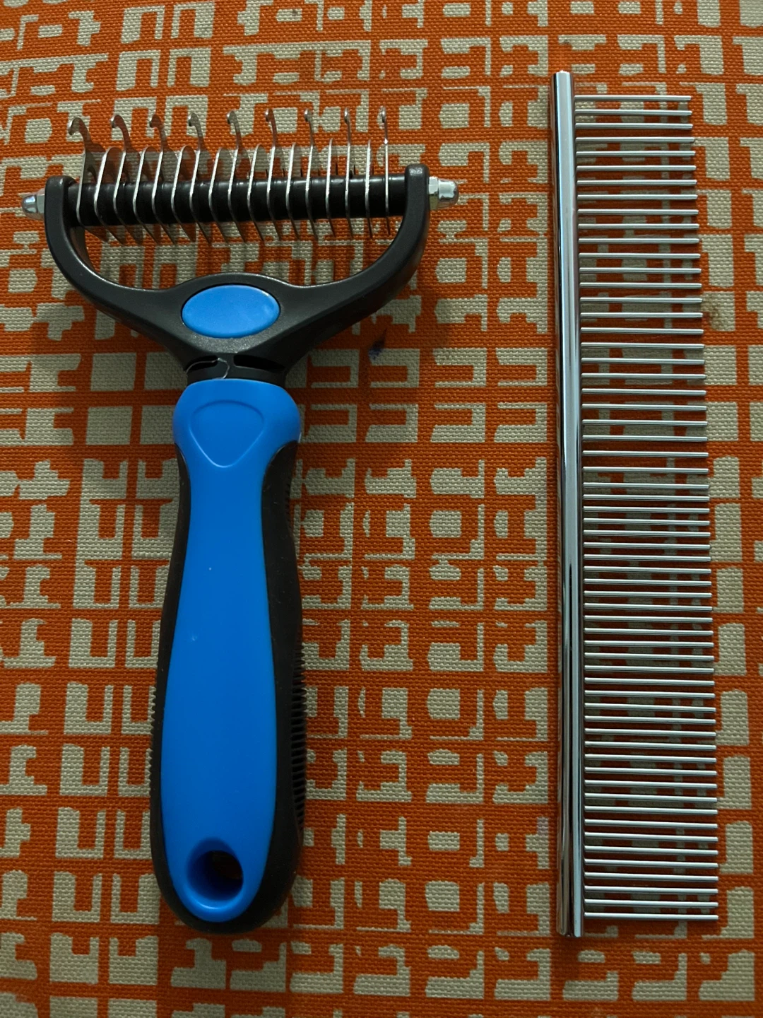 Pet Dematting Tool and Comb Set