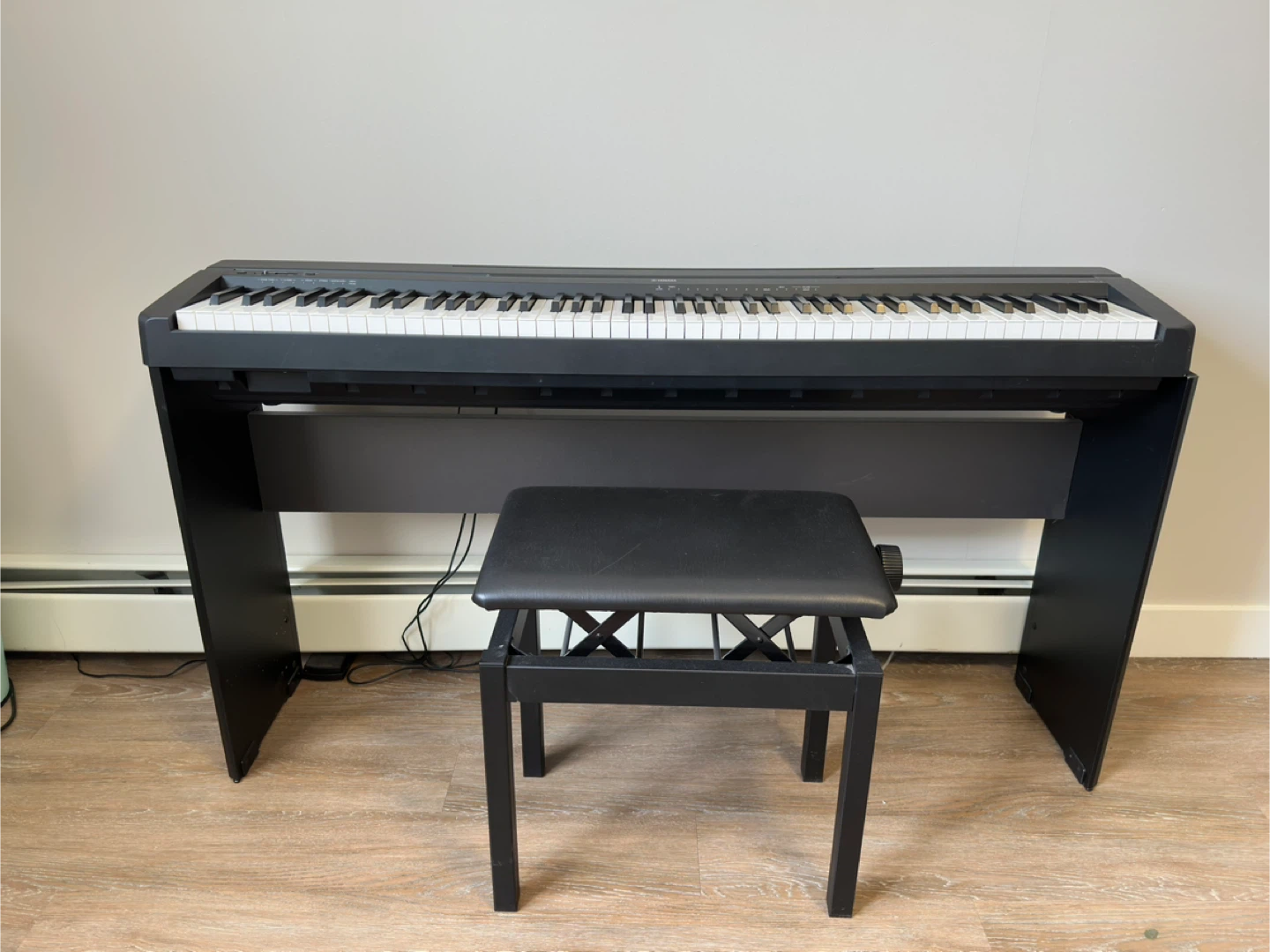 Yamaha Digital Piano P-45 with Bench