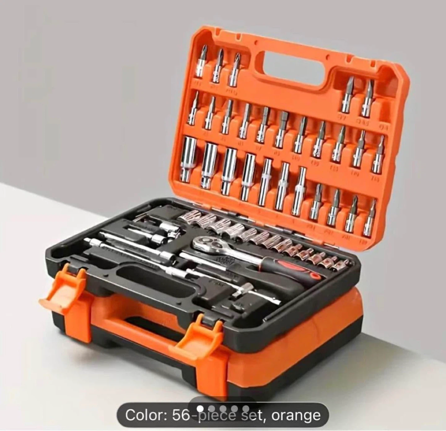 56-Piece Hex Bit Socket Set