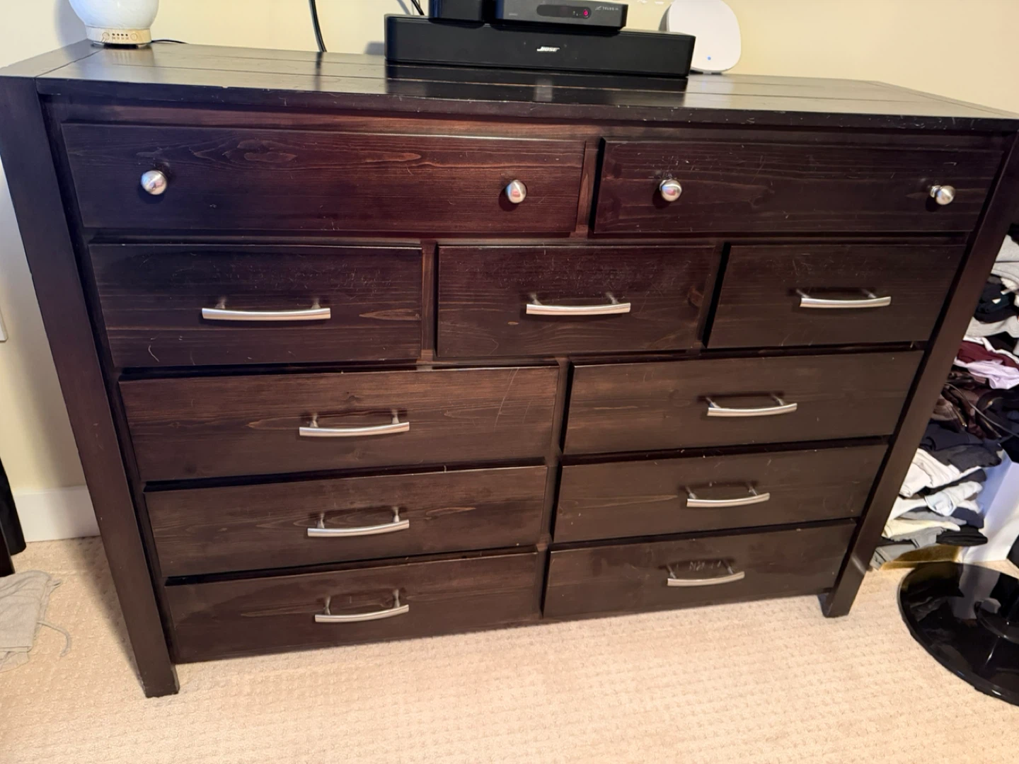 Dark Wood Dresser - photo 2