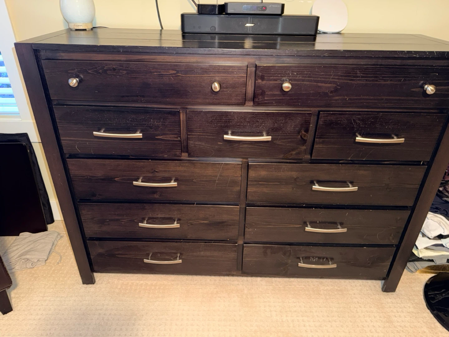 Dark Wood Dresser