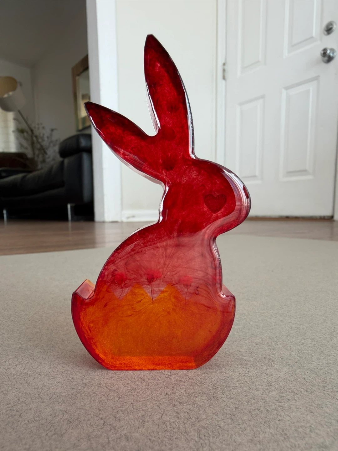 Handmade Resin Easter Bunny - photo 2