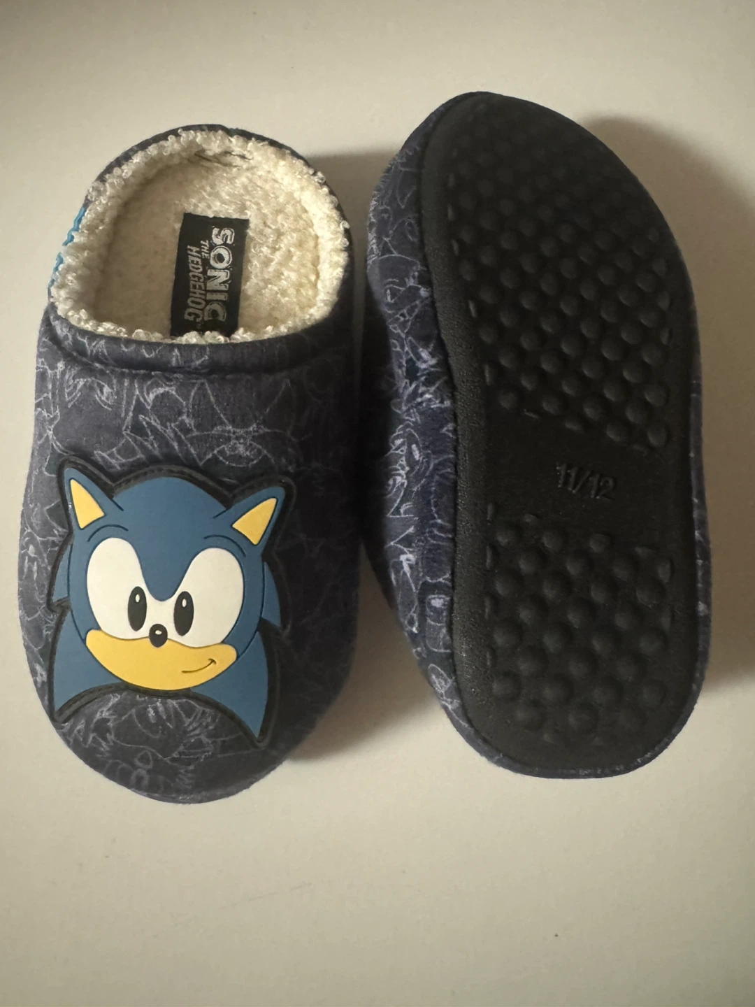 Sonic the Hedgehog Kids Slippers Size 11/12 - photo 2
