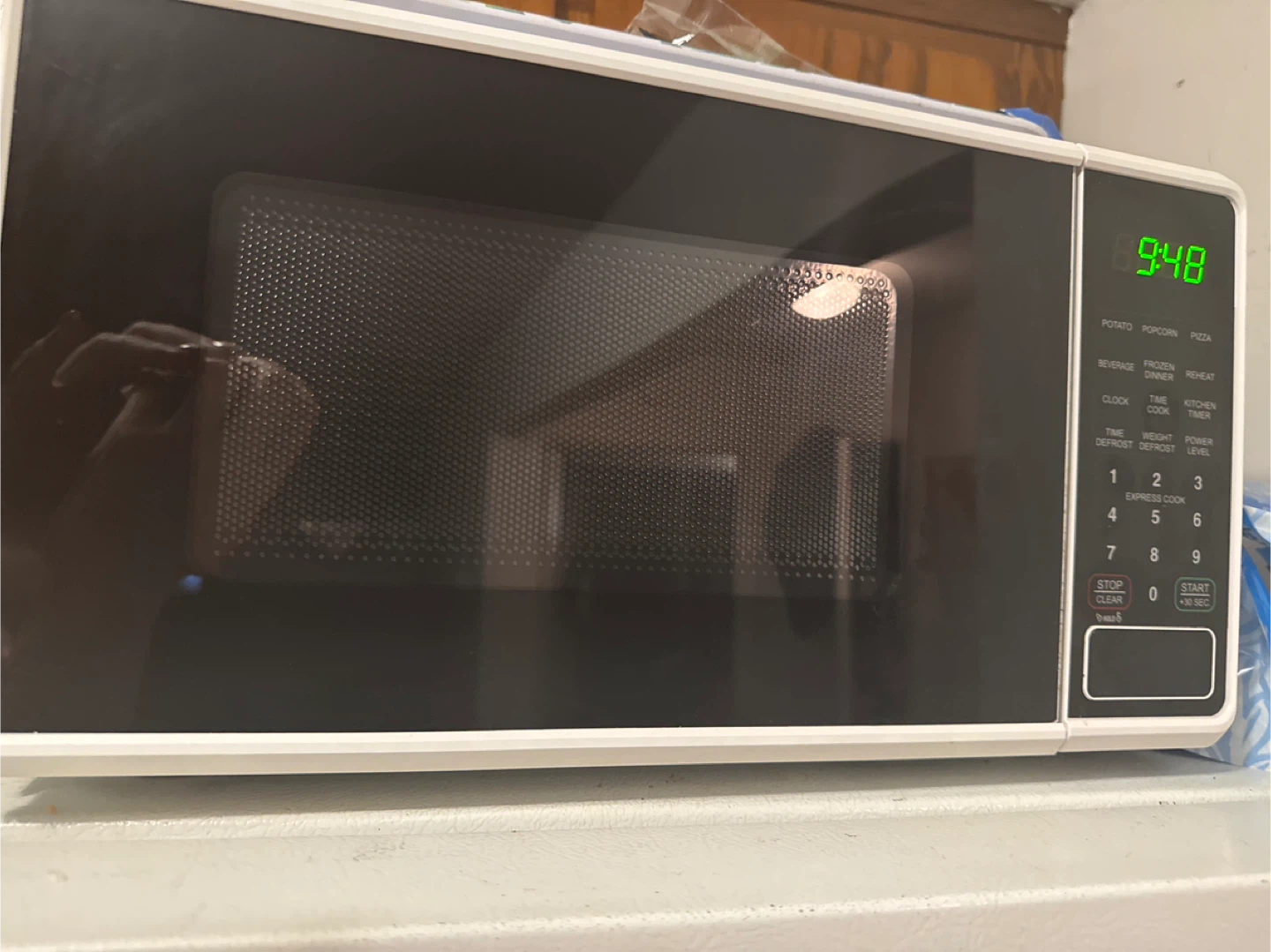 White Microwave