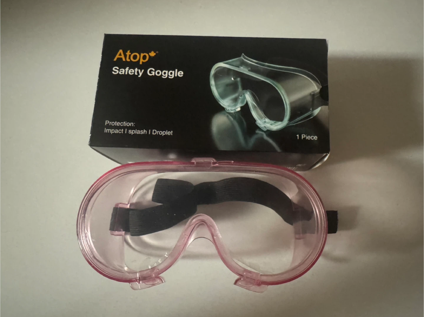 Atop Safety Goggle - Pink