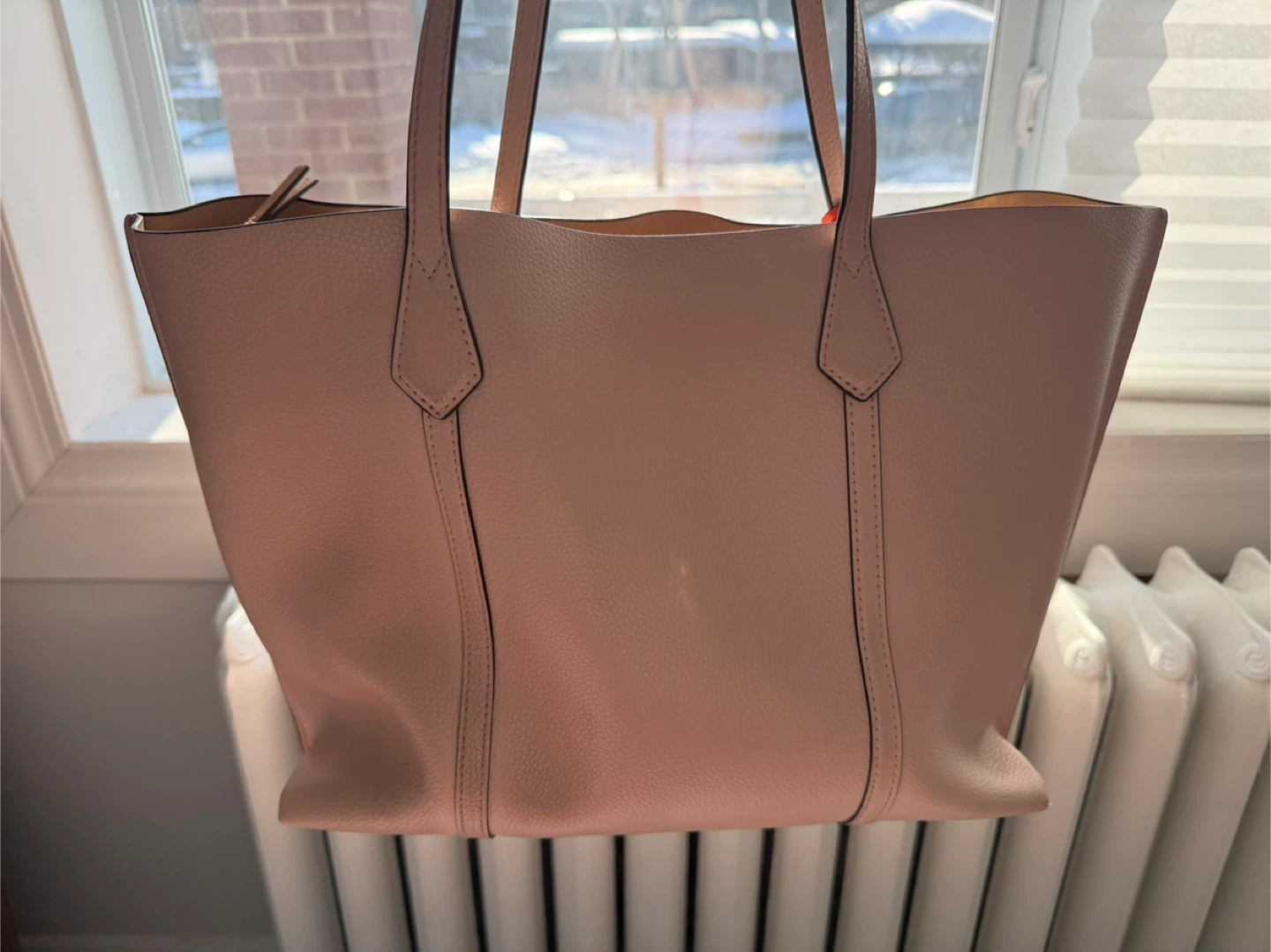 Tory Burch Pink Leather Tote Bag - photo 2