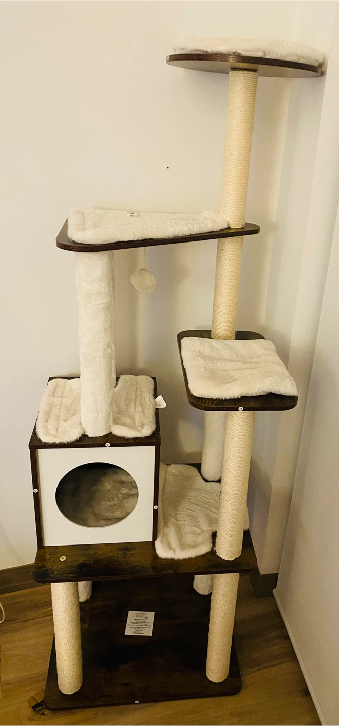 Multi-Level Cat Tree Condo with Scratching Posts
