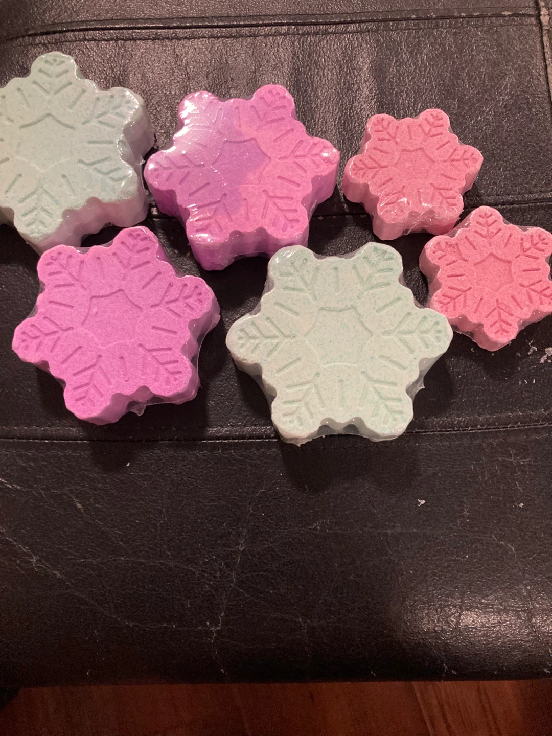 Snowflake Bath Bombs - Set of 6