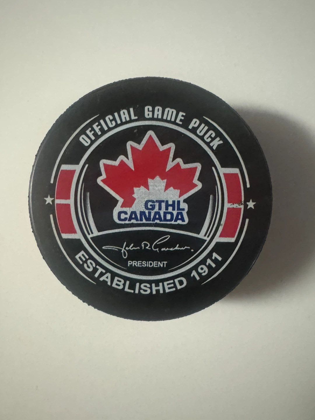 GTHL Official Game Puck