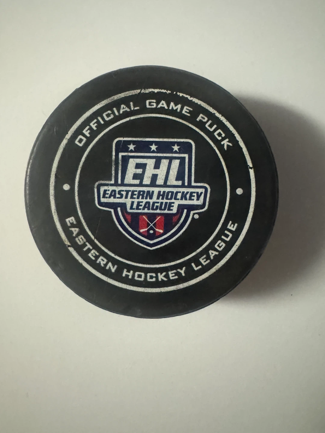 Eastern Hockey League Official Game Puck