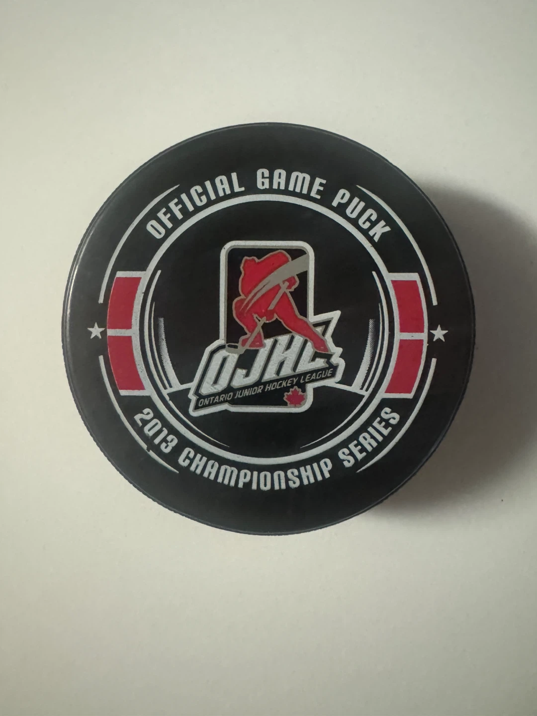 OJHL Official Game Puck - 2013 Championship Series