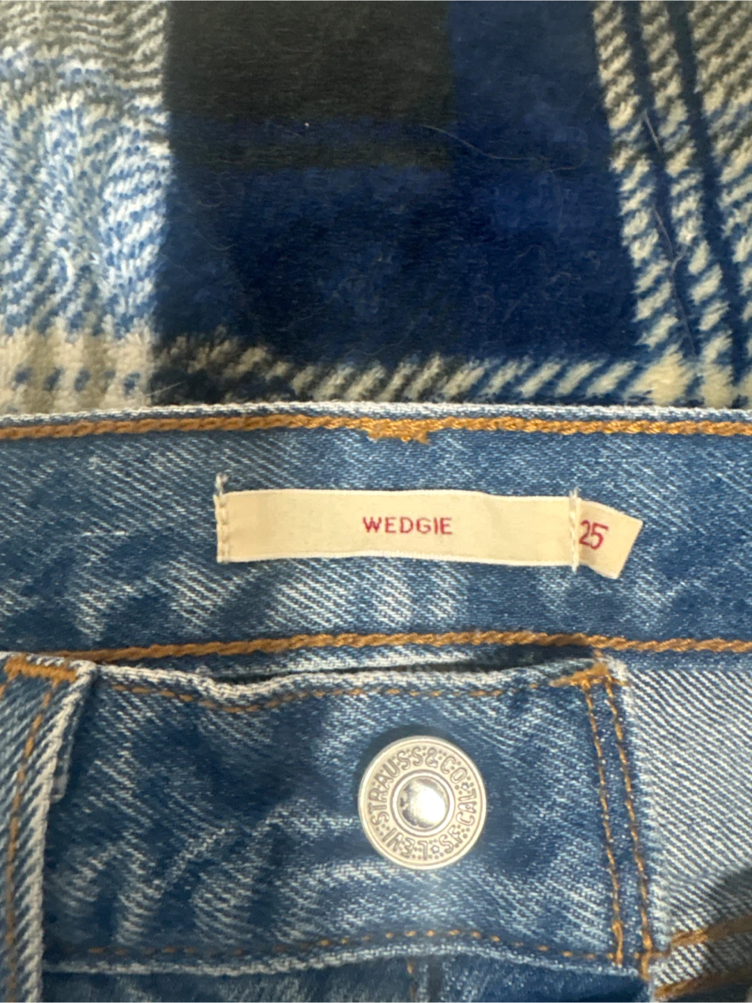 Levi's Wedgie Straight Jeans Size 25 - photo 2