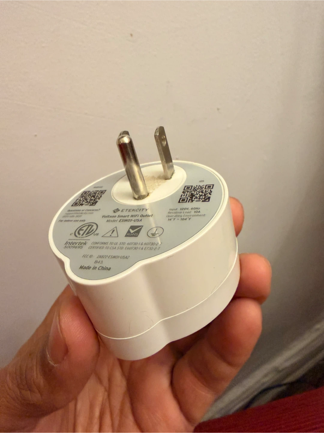 ETEKCITY Voltson Smart Wi-Fi Outlet Model ESW01-USA - photo 3